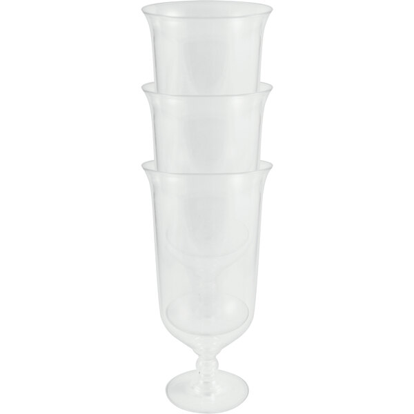 16 oz. Clear Plastic Hurricane Cup 100/Case
