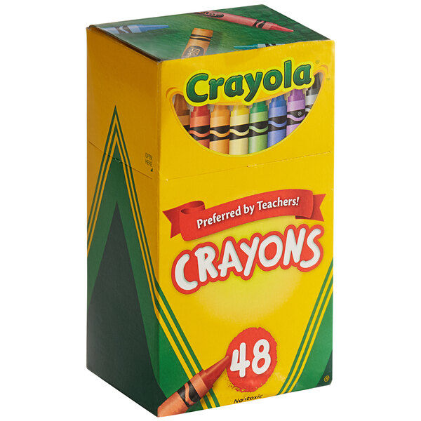 Crayola 520048 Classic 48-Count Assorted Crayon Tuck Box