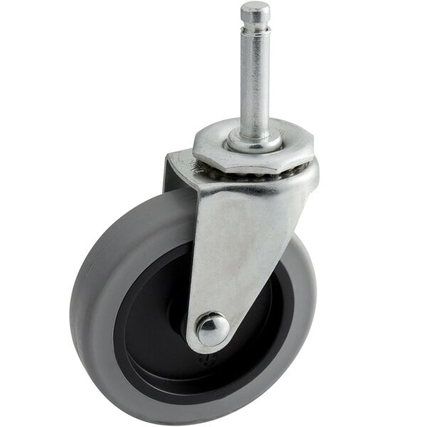 Carlisle CC4CSB00 4" Replacement Swivel Caster for Bus and Utility Carts