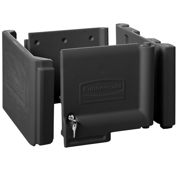 Rubbermaid 1861443 Executive Series Black Locking Door Kit for