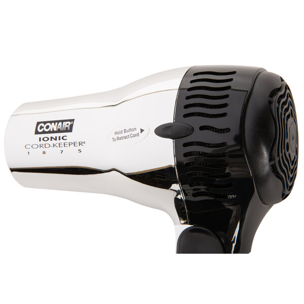 Conair 169CHIW Chrome Cord Keeper Hair Dryer 1875W