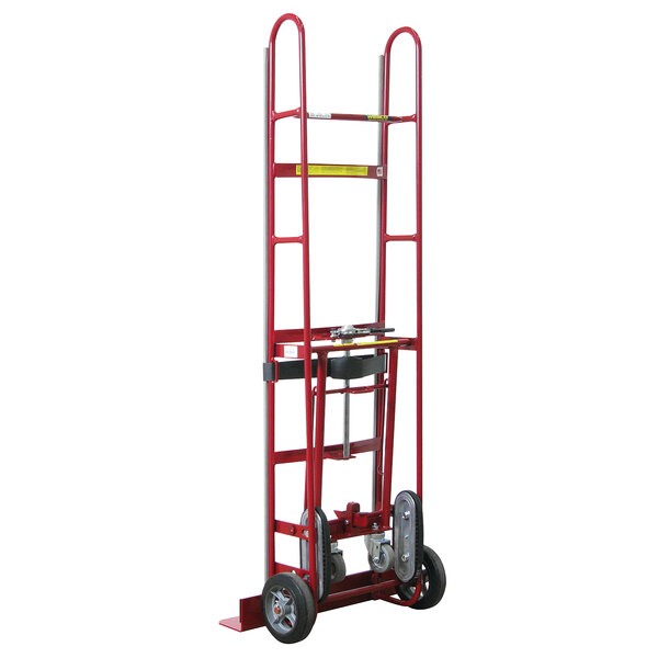 Wesco Industrial Products 1,200 lb. Steel Appliance Hand Truck with 8" Moldon Rubber Wheels and