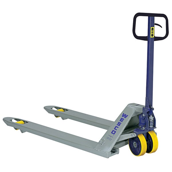 Wesco Industrial Products 272742 Standard Deluxe Pallet Truck with 27" x 42" Forks - 5500 lb. Capacity