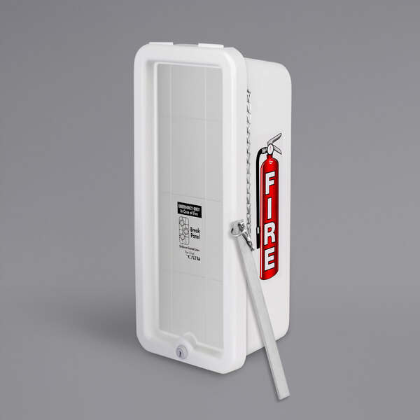 Cato 10501B Chief White SurfaceMounted Fire Extinguisher with