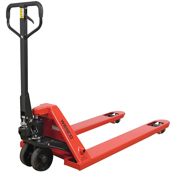 Wesco Industrial Products 273448 CP3 Pallet Truck with 27" x 48" Forks - 5500 lb. Capacity