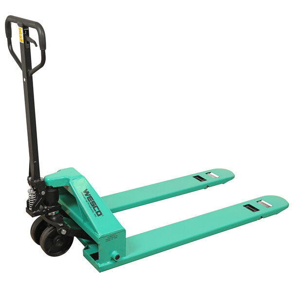 Wesco Industrial Products 278748 CPII Lowboy Pallet Truck with 27" x 48" Forks - 4,400 lb. Capacity