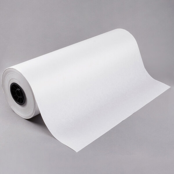 B24B Nova 24x1000 White Butcher Paper Roll 40# Basis Weight 1 Roll 