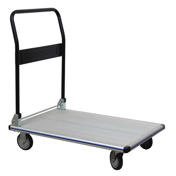 Platform carts Cart with Side Rack cm.120x80x93 4 wheels p.kg.500 