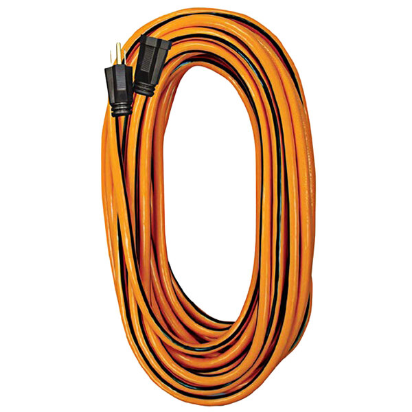 Voltec 0500108 25' Orange / Black 16/3 3Conductor SJTW Extension Cord