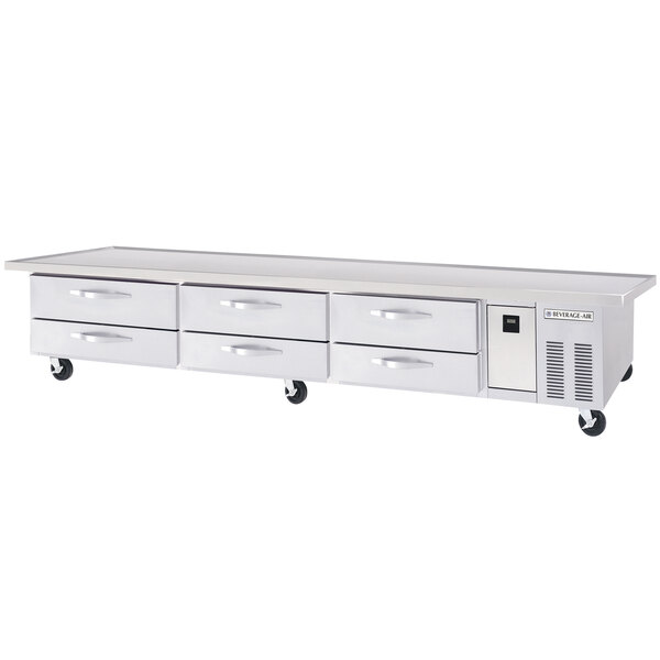 Beverage-Air WTRCS112-1-120 120" Six Drawer Refrigerated Chef Base