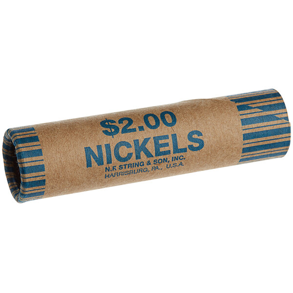 Details about   200 Rolls Preformed Nickle Tubes Coin Wrappers 