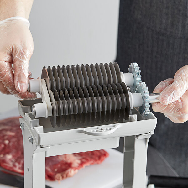Backyard Pro Butcher Series Jerky Slicer Blade Set for Meat Cubers
