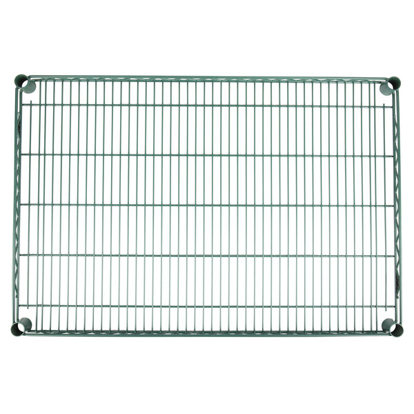 Metro HDM2436DHG Super Erecta Hunter Green Drop Mat Wire Shelf 24" x 36"