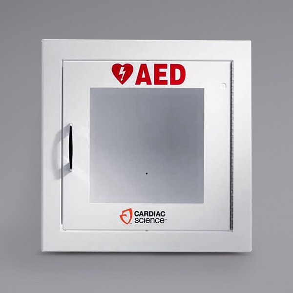 Cardiac Science 50-00395-10 Semi-Recessed Mount Standard Size AED Cabinet