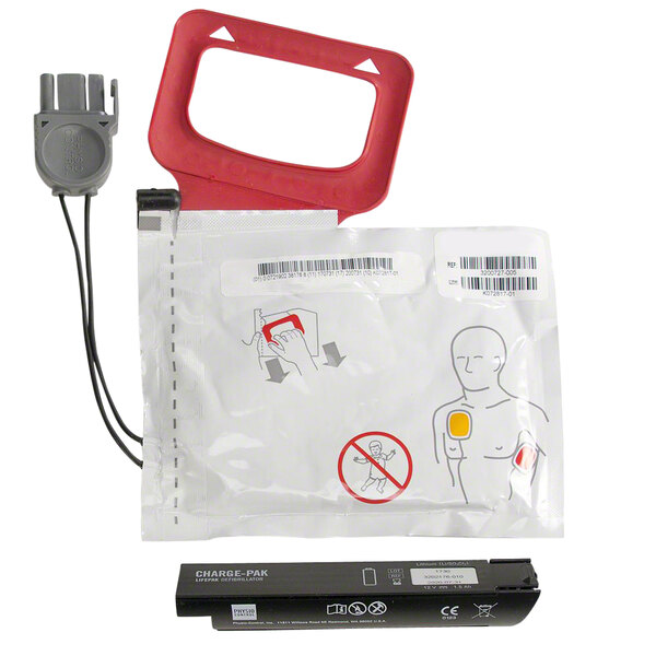 Physio-Control 11403-000002 CHARGE-PAK Charging Unit and 1 Adult Electrode Pad Set for LIFEPAK CR Plus and LIFEPAK EXPRESS AEDs