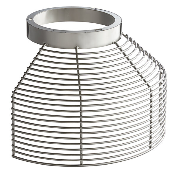 A metal wire mesh bowl guard door for an Avantco MX60 mixer on a white background.