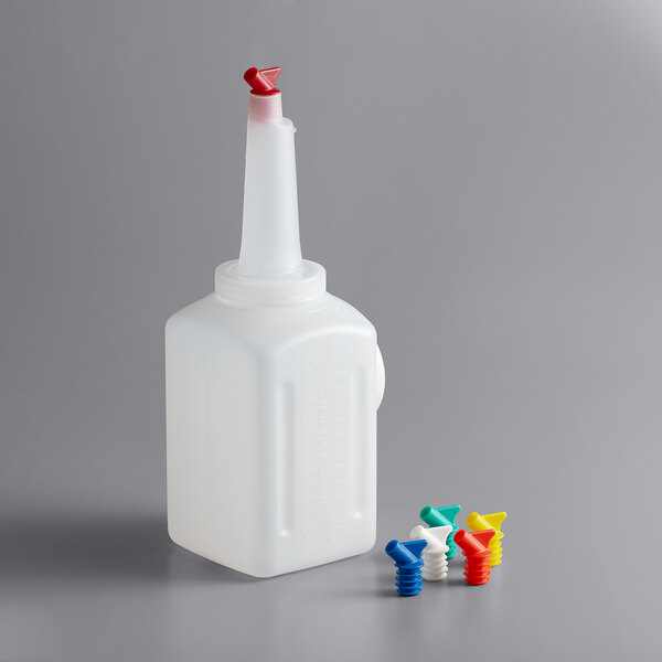 Vollrath 3628 Traex® Bar Keep II 1 Gallon White Pour Container with