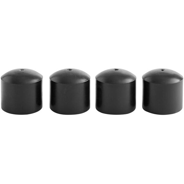 Lancaster Table & Seating 384RUBERFT25 Replacement Rubber Foot for Blow Molded Tables - 4/Pack