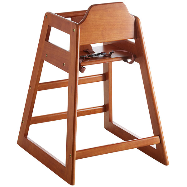 Lancaster Table & Seating Unassembled Standard Height Wooden High Chair