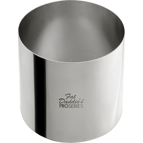 Fat Daddio's SSRD4030 ProSeries 4" x 3" Stainless Steel Round Cake