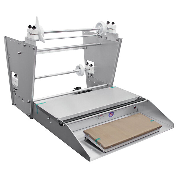 Heat Seal 825A Double 18" Roll Film Axle Mounted Countertop Wrapping ...