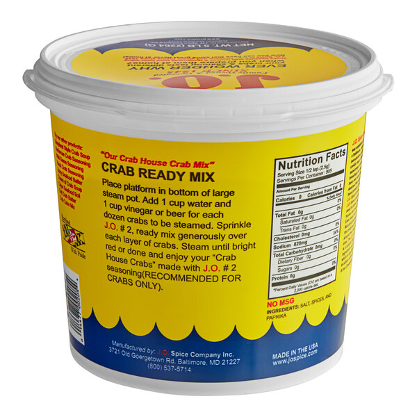 J.O. No. 2 Crab Seasoning 5 lb.