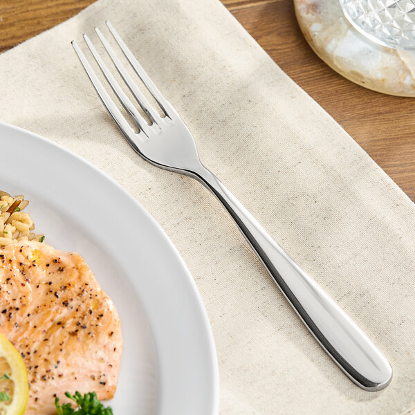 Zwiesel Fortessa Grand City 7 15/16" 18/10 Stainless Steel Extra Heavy Weight Dinner Fork - 12/Case