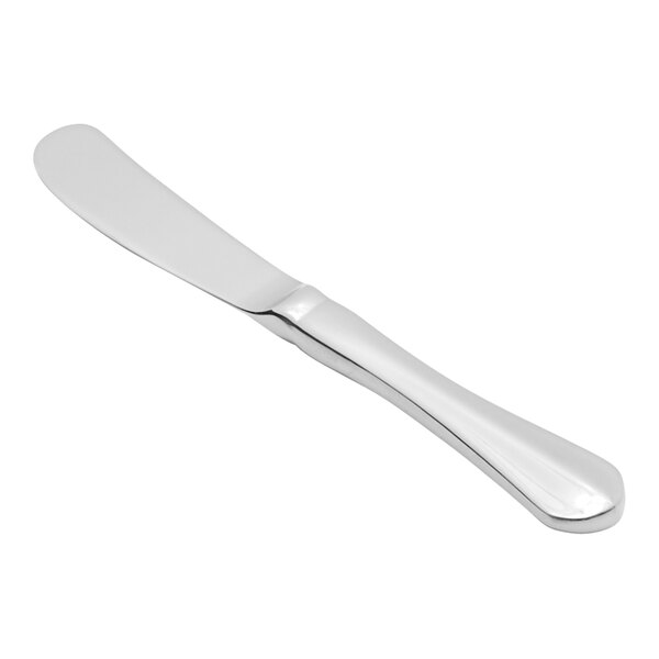 A Fortessa stainless steel butter knife with a silver finish.
