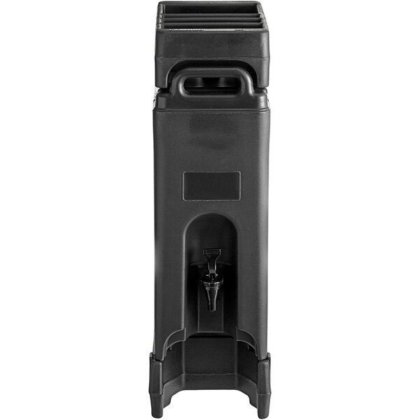 Cambro Camtainer 4.75 Gallon Black Insulated Beverage Dispenser with ...