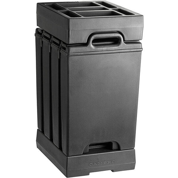 Cambro Camtainer 11.75 Gallon Black Insulated Beverage Dispenser with ...