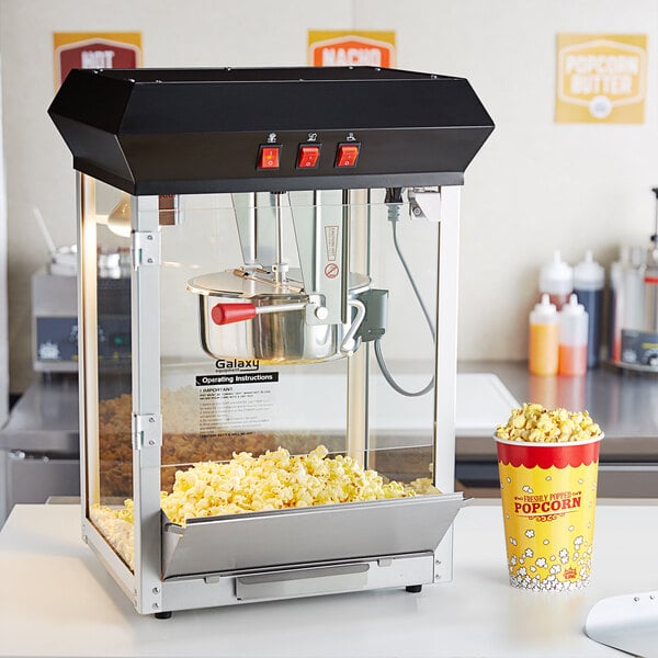 Open Kitchen Hot Air Popcorn Maker, Popcorn Machine