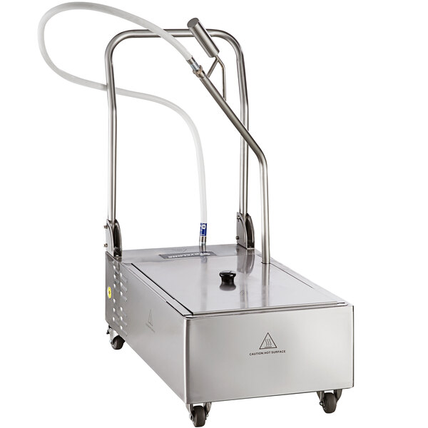 Fryclone 50 lb. Low Profile Portable Fryer Oil Filter Machine with Pump