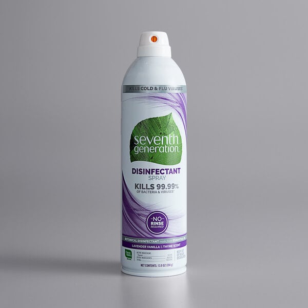 Seventh Generation 22979 13.9 oz. Lavender Vanilla and Thyme Disinfectant Spray - 8/Case