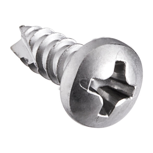 A close-up of a Sunkist SSJ screw with a metal head.