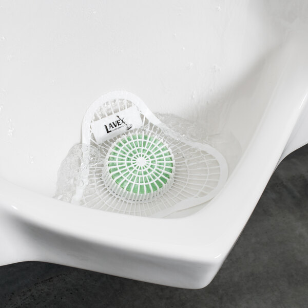 Lavex Janitorial Urinal Screen with Pine Block