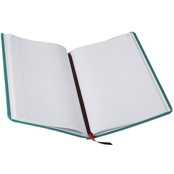 Boorum & Pease 66150R 12 1/8" x 7 5/8" Blue and Red Record Ruled 150