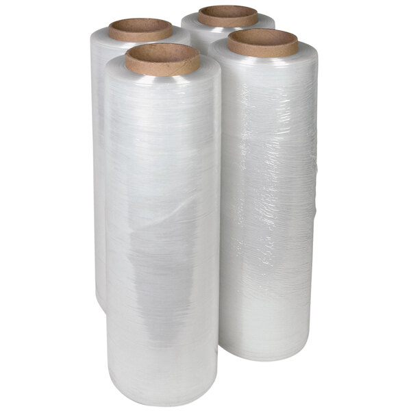 Universal UNV64718 18 x 1500' Handwrap High-Performance Pallet Wrap Film /  Stretch Film - 4/Case