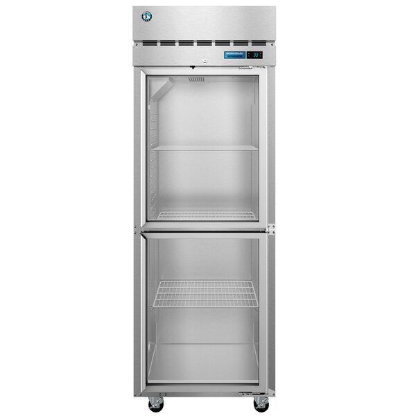Hoshizaki R1AHG 27 1/2" Half Glass Door ReachIn Refrigerator