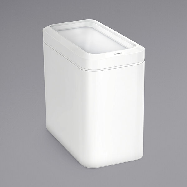 Nine Stars 2.6 Gallon Trash Can, Slim Step On Bathroom Trash Can