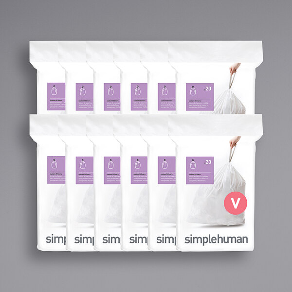 simplehuman code V custom fit liners