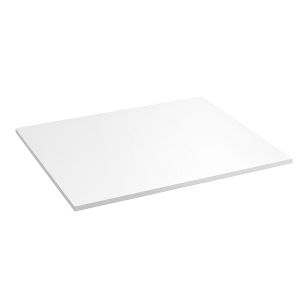 A white rectangular Regency table top.