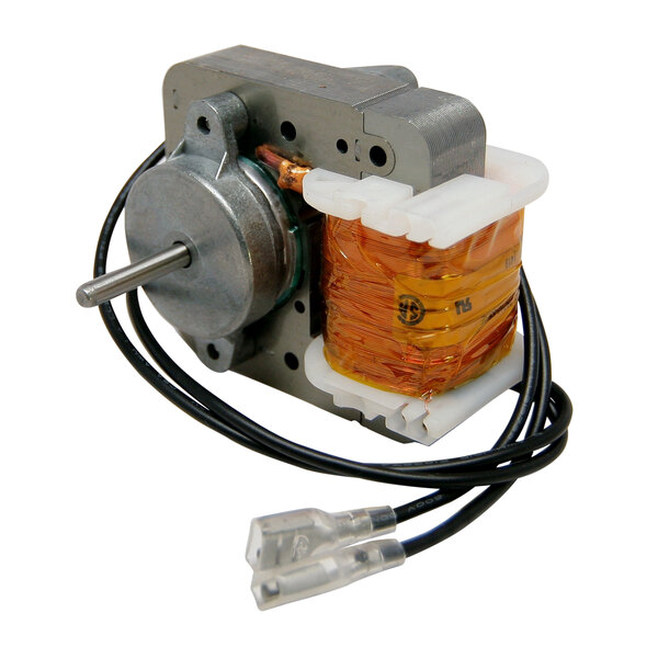 A Perlick C15239A fan motor with wires and a wire harness.