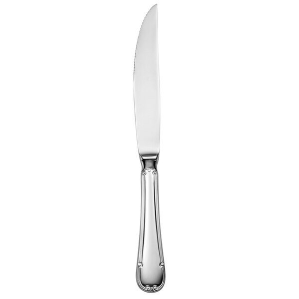 A Sant'Andrea Donizetti stainless steel steak knife.