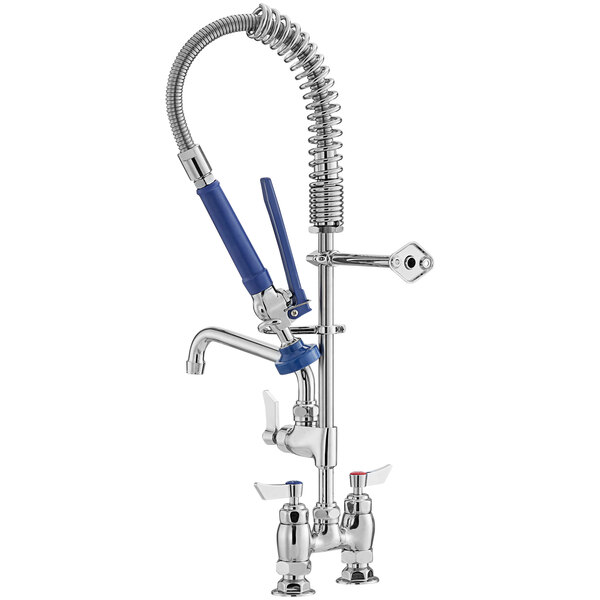Waterloo 1.15 GPM Low Profile Deck-Mounted Pre-Rinse Faucet with 4 ...