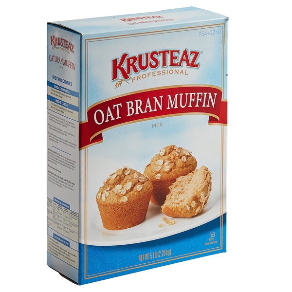 Krusteaz Professional 5 lb. Oat Bran Muffin Mix 6/Case