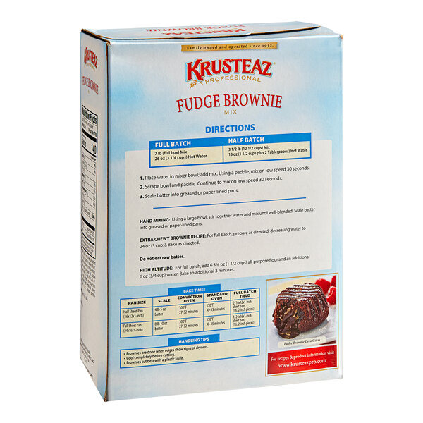 Krusteaz Professional 7 lb. Fudge Brownie Mix 6/Case