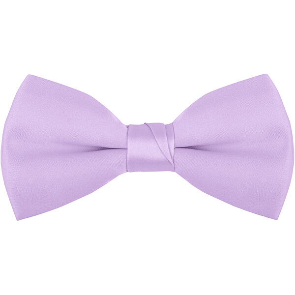 A lilac Henry Segal clip-on bow tie.