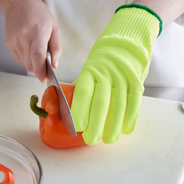 Mercer Culinary M33416BLM Millennia Fit® Blue A4 Level Cut Resistant Glove Medium