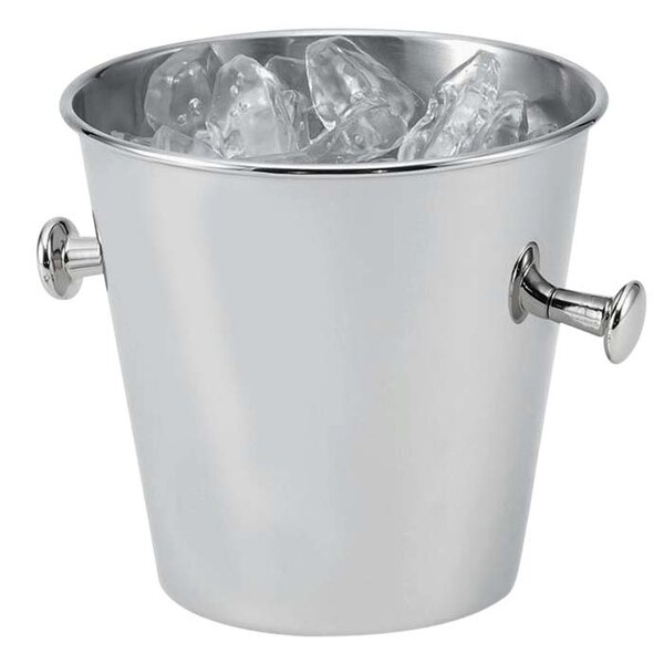 Vollrath 46621 1.6 Qt. MirrorFinished Stainless Steel Ice Bucket