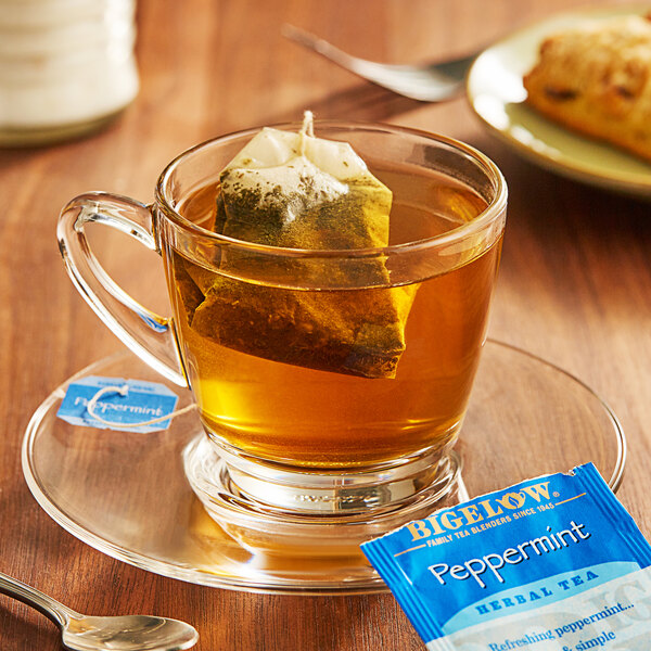 Bigelow Peppermint Herbal Tea Bags 28/Box
